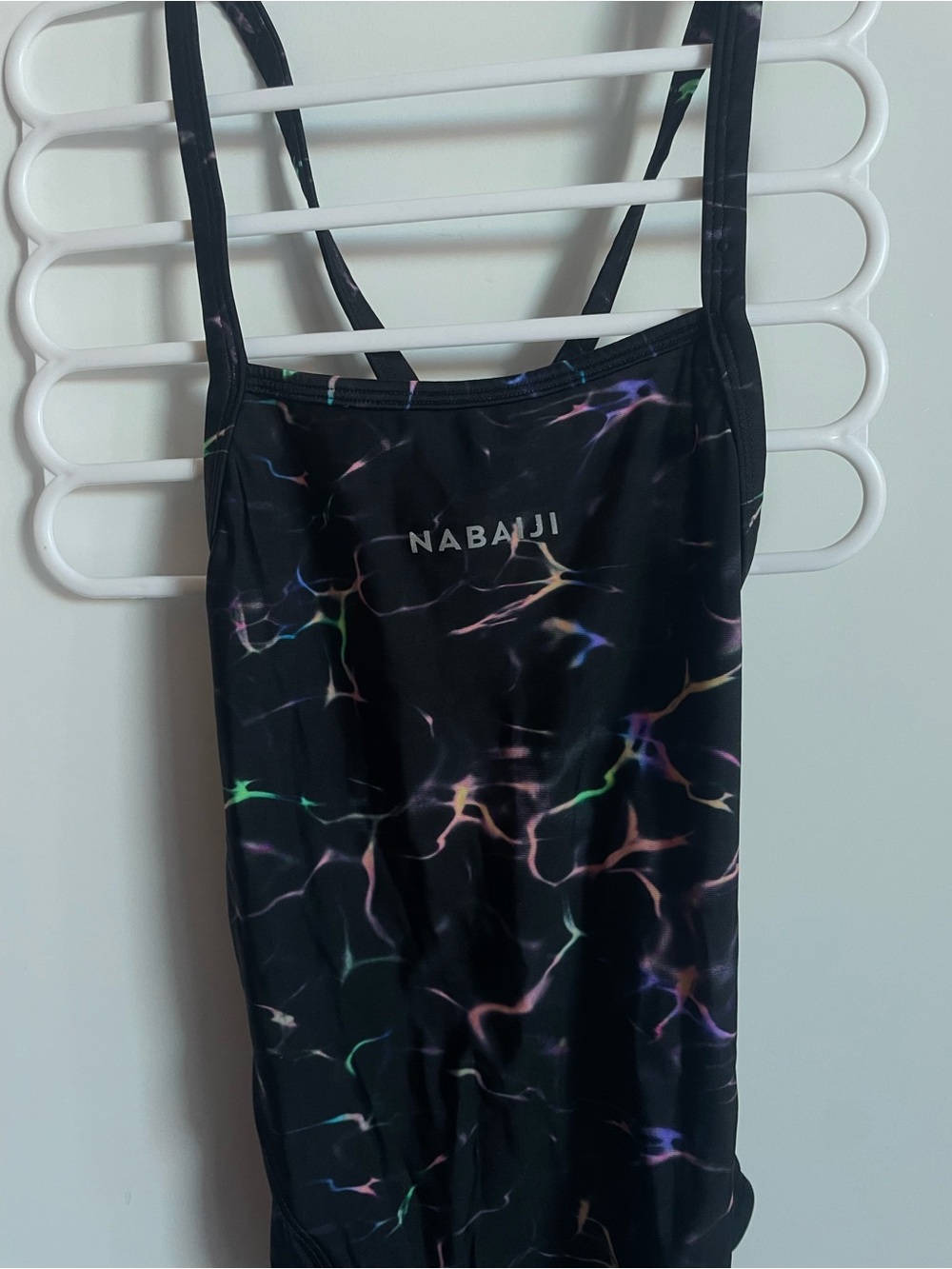 Nabaiji Athletic One Piece Swimsuit Black USED ONCE
